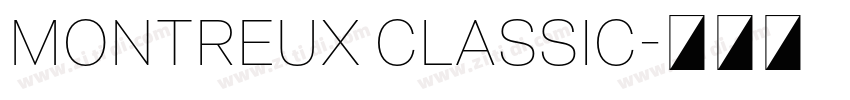 Montreux Classic字体转换